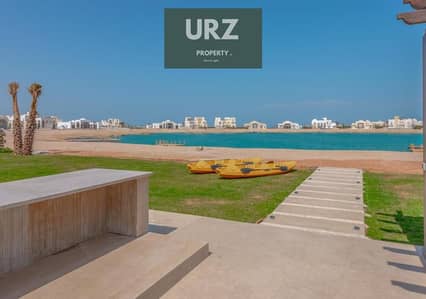 Finished crystal lagoon beachfront villa Silversands Ora near Hacienda Heneish Ogami Southmed Marassi Marsa Baghush and La Vista