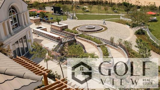 At a snapshot price of a 165 sqm apartment in Mountain View iCity, New Cairo, Club Park phase, pure price, no fees, third floor, open view, landscape,