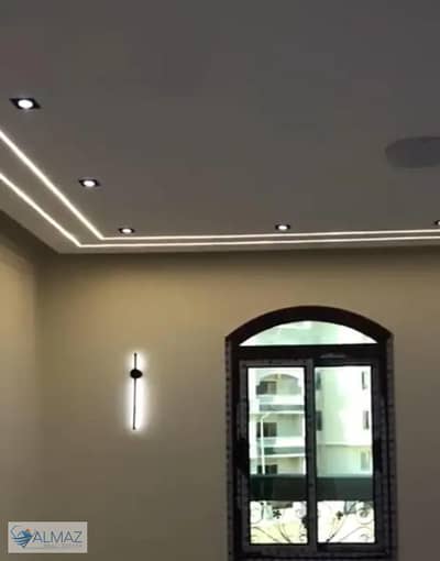 Unfurnished 200 sq m apartment for rent in Andalus 2, Fifth Settlement, near the sports clubs area.