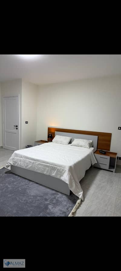 A distinctive furnished apartment of 99 square meters for rent in Al Rehab, Block 128, directly connected to the Ring Road and the Middle Ring Road.