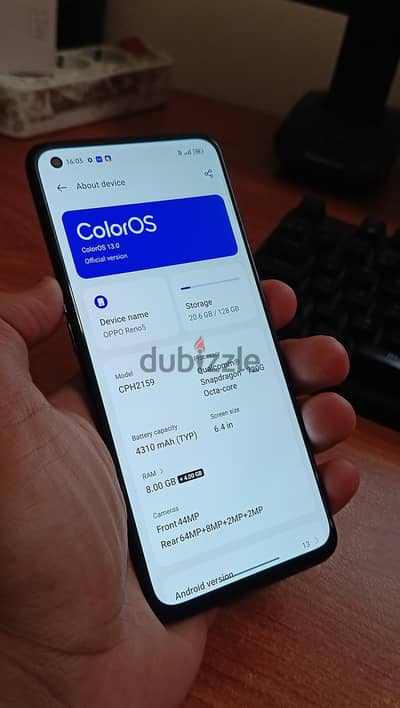 OPPO Reno 5 128gb ram 8