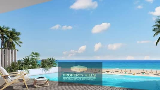 Fully finished chalet, first row by the sea in LYV Ras Al Hikma next to Sodic and near La Vista
