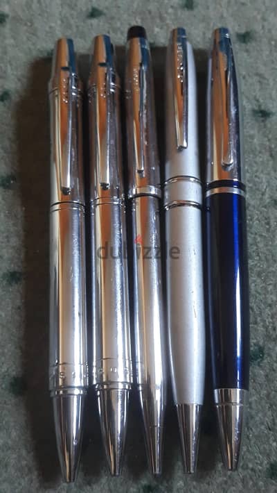 قلم كروس جاف سميك كروم cross pen  بدون علبه