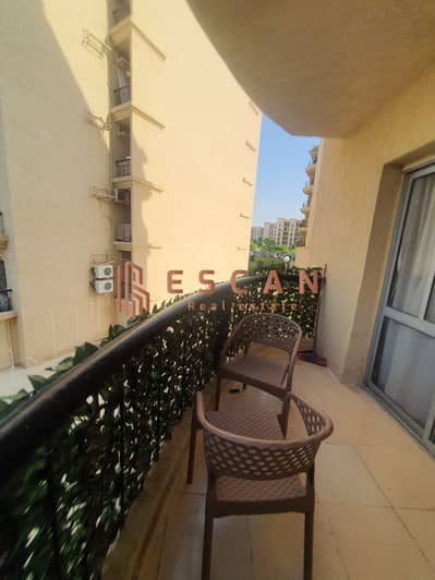 Furnished 99 sqm apartment for rent in Al Rehab 2, Phase 8, first floor, high-end finishes, close to services and the Eastern Market