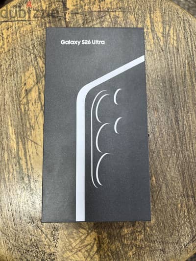 Galaxy S26 Ultra dual sim 256/12G White  جديد متبرشم بضمان الوكيل