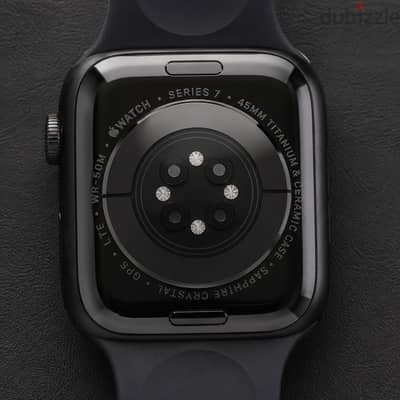 ⌚ للبدل قبل البيع – Apple Watch Series 7 Titanium 45mm GPS + Cellular