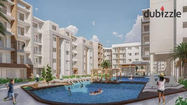 For sale 3bedrooms  , Swimming pool view, Avinu , El kawther , Hurghada