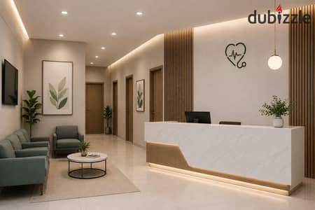 عيادة طبية مجهزة ونظام سداد مرن هيناسبك فى مول Hilite بالتجمع | شارع التسعين - محور جمال عبد الناصر - عيادة للبيع