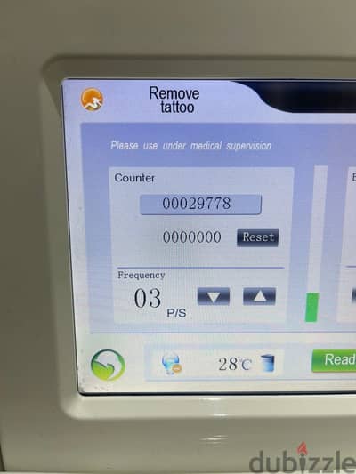 Q-SWITCH for tatto removal