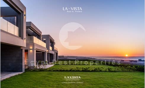 Full Sea View Signature 3 Bedrooms Chalet Ready To Move At LaVista Bay | Fully Finished In Prime Location Over 6 Years