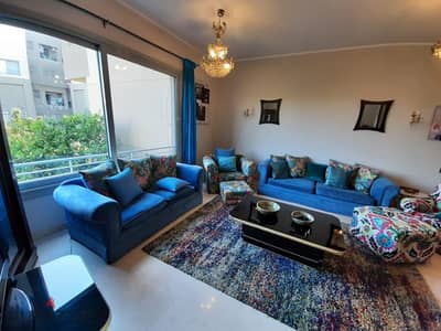 Apartment for rent in Village Gate, Palm Hills, 150m, 2 bedrooms + 2 bathrooms, fully furnished, in a prime location.
