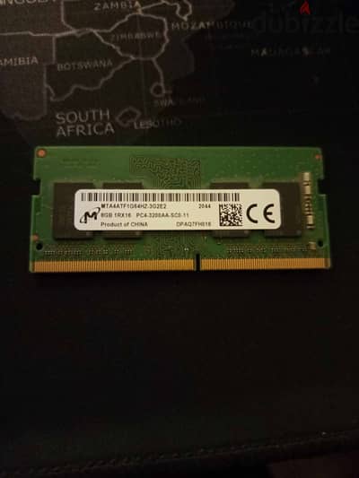 رام لابتوب ddr4 مساحة 8 جيجا باص 3200