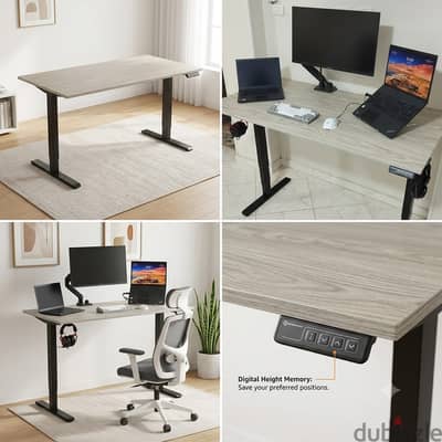 Motorized Desk - مكتب كهربائي قابل لتغيير الارتفاع