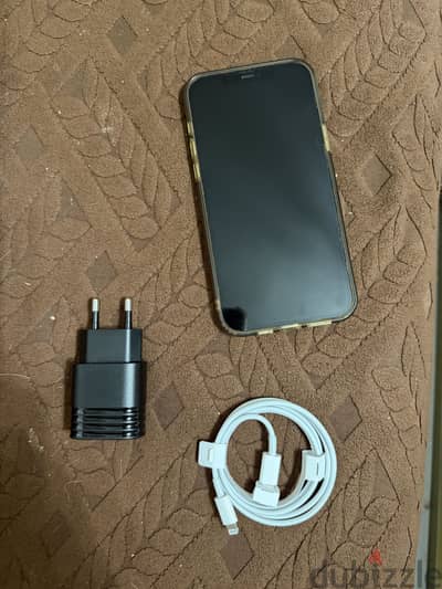 Apple - iPhone 12 Pro Max with cover and original charger. Battery 74%