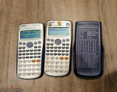 آلة حسابة عدد2 كاسيو اصلي،اوريجينالCasio fx-570ES PLUSطلاب ثانوي وهندس