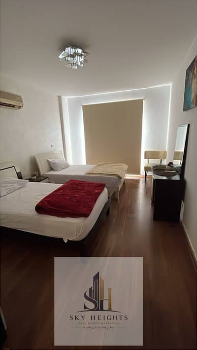 Furnished apartment for rent in Al-Rehab, 2 bedrooms, close to services, with super-luxe finishes