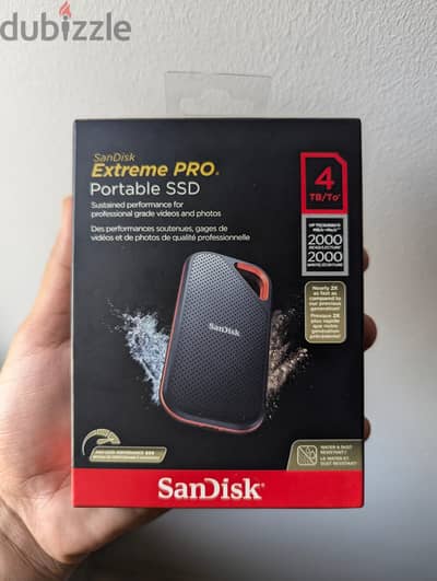 SanDisk Extreme Portable SSD | 4TB (Brand New, opened)