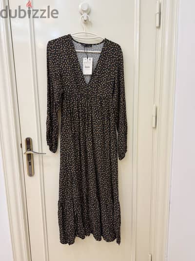 Pull&Bear Floral Midi Dress