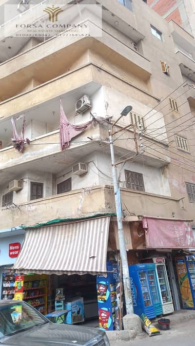 Code 159 building for sale 140 meters Tanta Tanta Club interchange six floors ground shops and five finished apartments