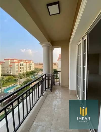 شقه للبيع بخصم 40% متشطبه جاهزه على POOL في الجولدن سكوير بجوار الجامعه الامريكيه في كمبوند ريجينتس سكوير Regents في التجمع الخامس بالتقسيط على 8 سنين