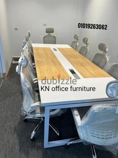 ترابيزة اجتماعات خشبmdfاسباني  ميتينج روم/ Meeting room/ Meeting table