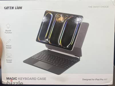 Green Lion Magic Keyboard Black Case | iPad Pro 11”