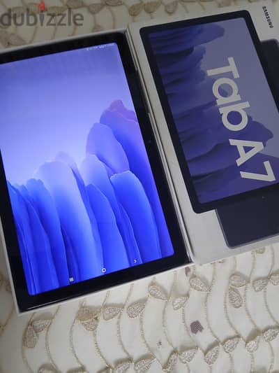 Samsung Galaxy Tab A7 SM-T500 للبيع – مع الكرتونة والشاحن