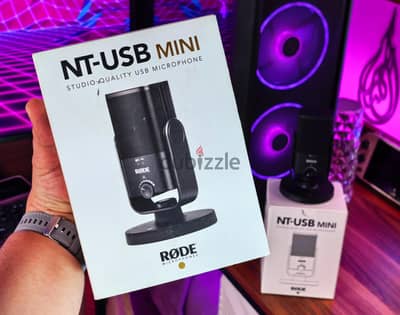 مايك RØDE NT-USB MINI كامل المشتملات فتح علبة للأستريم والبودكاست