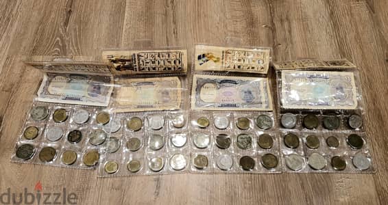 عملات مصرية قديمة معدن وورقية فررصة  لاعلي سعر كولكشن  للهواة