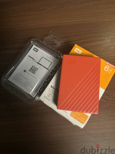 WD My Passport HDD 6TB RED