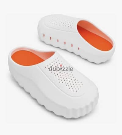 Men’s Lightweight EVA Clog Slides - White