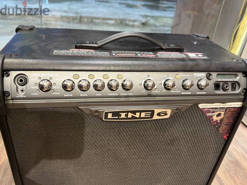 Amplifier guitar line 6 spider امب جيتار 3