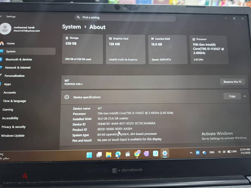 Dynabook X40-J 2