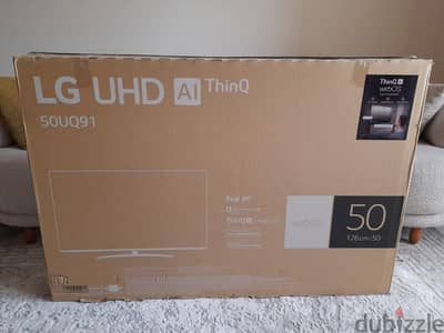 شاشة LG Smart TV 50 بوصة 4K Ultra HD جديدة بالضمان