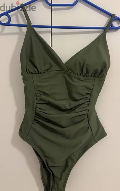 Green swimsuit