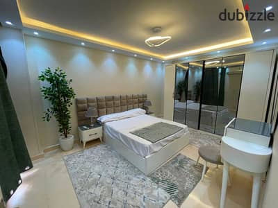 A very distinctive apartment, first occupancy, furnished in Madinaty B6, intermediary from the owner.