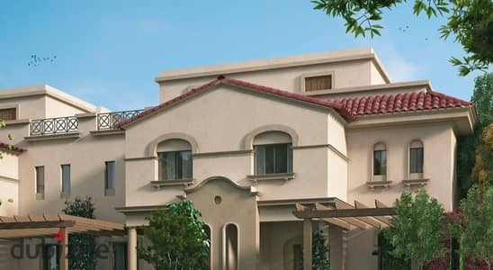 Townhouse F3 Townhouse with a built area of 211 meters and a garden area of 206 meters, with a total area of 416 meters. Delivery is expected in September, God willing. Booking year 2021 at a very prime location. Total contract amount is 11 million, and the amount paid currently is 4 million cash. The required offer value is 9 million, and the remaining installments are
