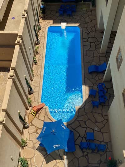 Panorama apartment in a compound with a swimming pool and garden, second number, ninety, south