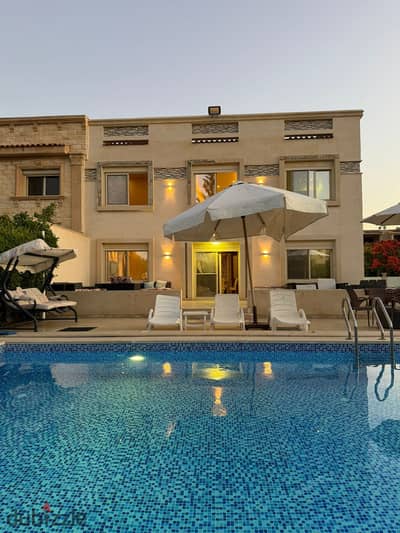 فيلا للايجار ف مــارينــا 7 خطوات للبحيره الرمليه