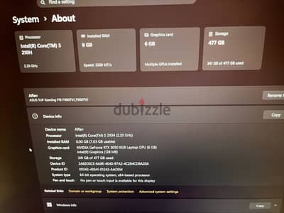 Asus tuff gaming F16 Like new