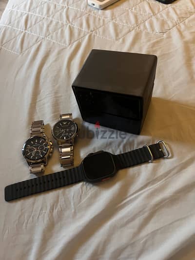 Original Emporio Armani, original Tommie hilfiger, mirror smart watch