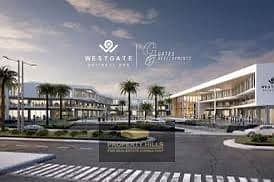 Finished administrative office ready for delivery inside West Gate Mall in 6th of October and near Al-Hosary Mosque and 6th of October University