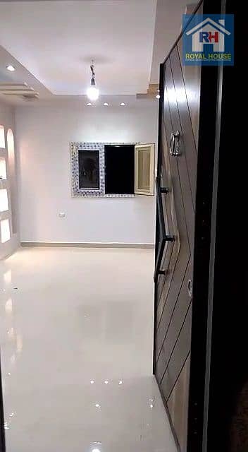 Apartment for sale, 110 sq m, on Wafiq Abbas Street, off Sayed Abu El-Naga Street, 5 minutes from Alf Maskan Metro Station and Gesr El-Suez.