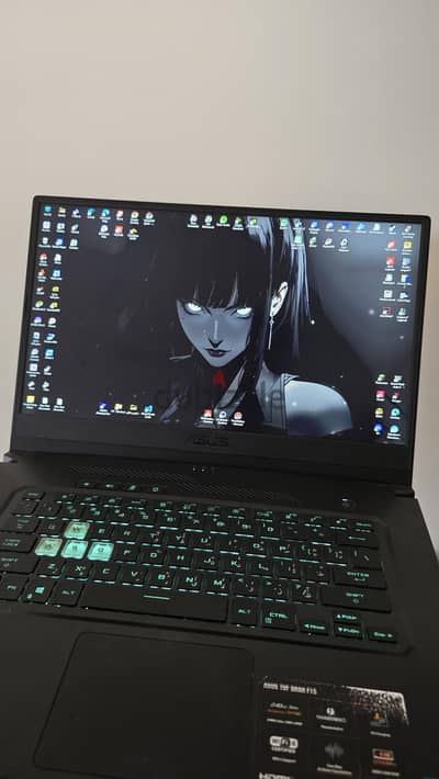 للبيع وحش الجيمنج و البرمجة ASUS TUF DASH 15- كرت RTX 3070، رامات 40gb