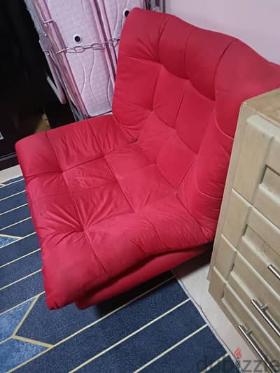 كرسى رنجو يمكن فرده لسرير صغير بطول 120 وعرض 90