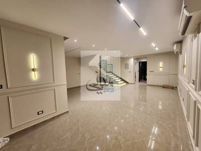 Apartment for rent in Grand Heights Compound, 6th of October City; 218 sqm, including air conditioning and kitchen.