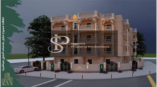Residential apartment for sale, Spanish district, 26 neighborhood, second floor, 160 meters, installment over 12 months without interest, directly to the 10th of Ramadan services.