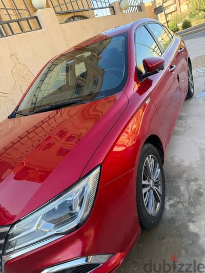 ام جى ام جي 5  موديل 2021 كسر زيرو بحالة المصنع MG MG 5 2021