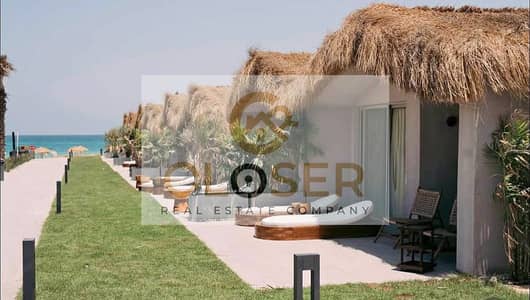 For the first time on the North Coast(DP 0% ) inst over 10Y you can own a chalet directly on the sea next to Fouka Bay