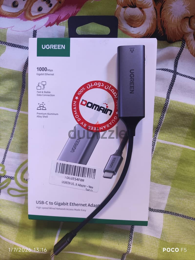 UGREEN USB-C to Gigabit Ethernet Adapter 1